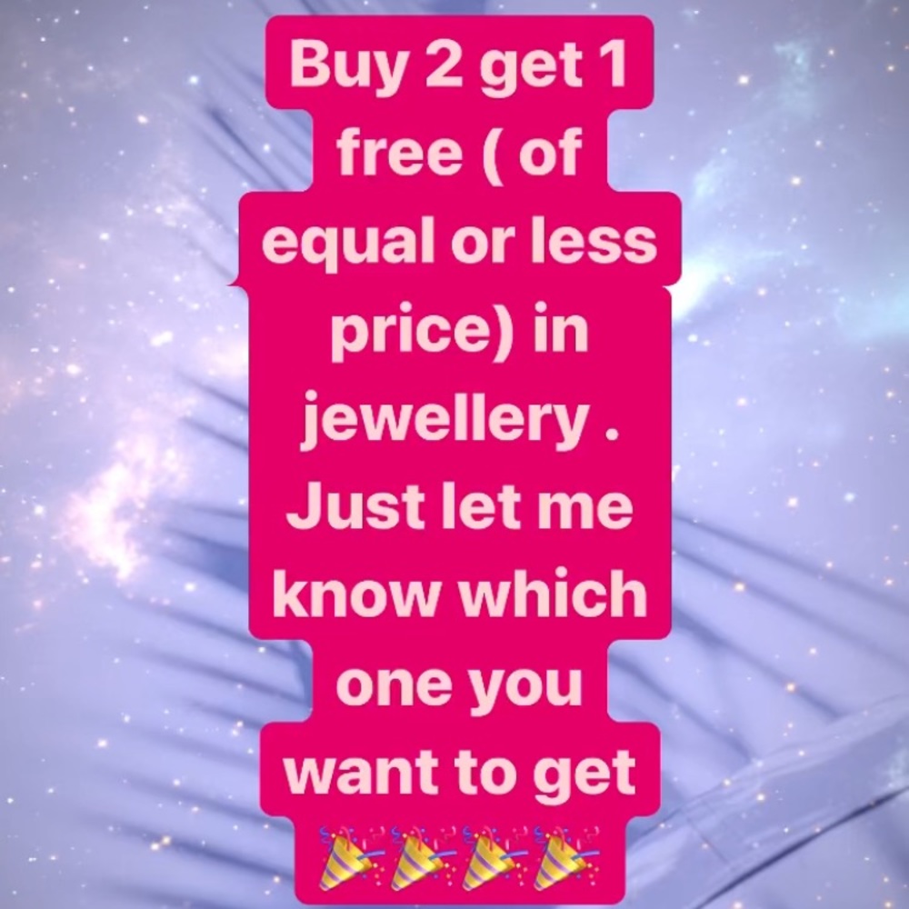 Massive closet sale — buy two get one free in jewellery and nails